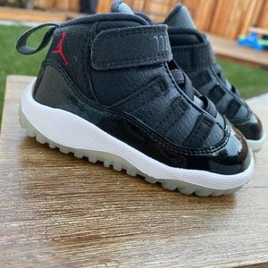 NIKE JORDAN 11 PATENT TODDLER SNEAKER